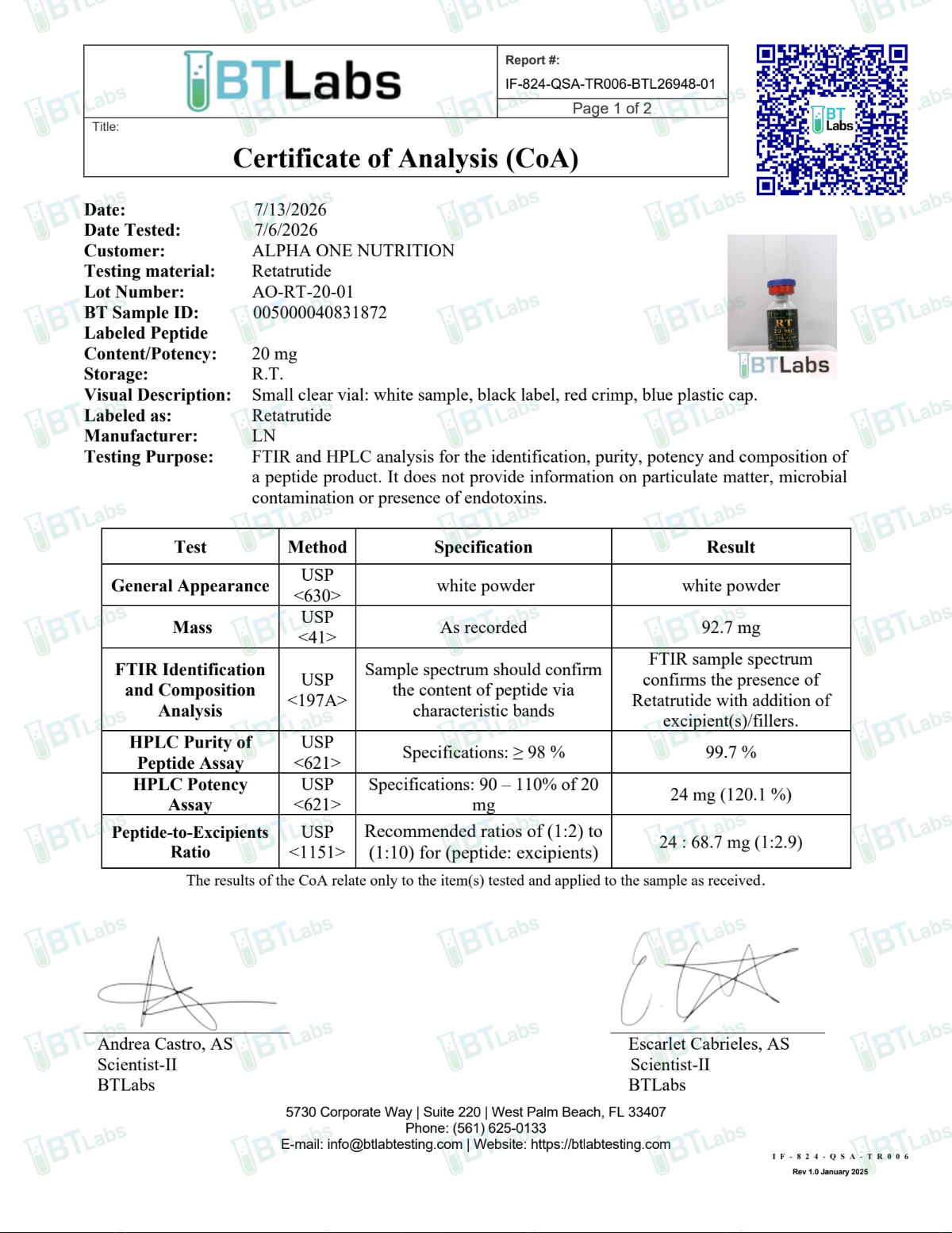 ALPHA RT (RETA) - Image 2